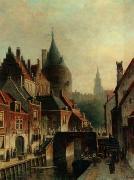 unknow artist European city landscape, street landsacpe, construction, frontstore, building and architecture. 274 oil painting picture wholesale